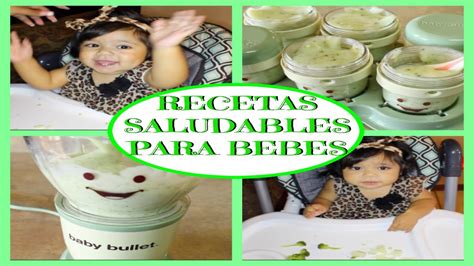 2 Recetas Para Bebés Fáciles Y Saludable Youtube