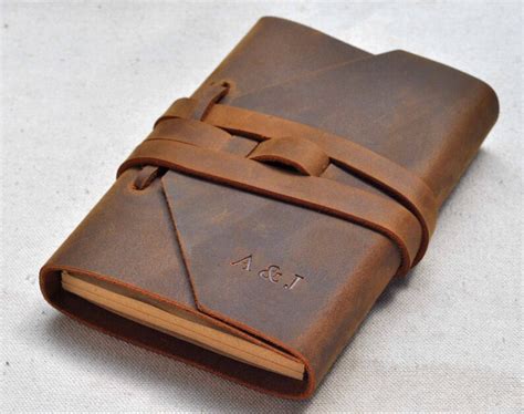 Refillable Leather Journal Leather Notebook Custom Journal Etsy UK