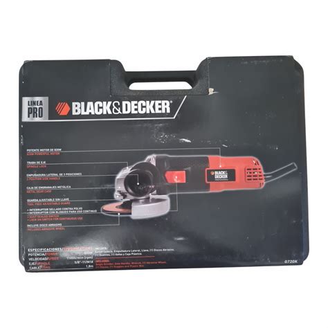 Esmeril Black Decker Modelo G720K Ferresoldadura