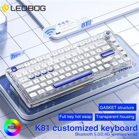 Aula Leobog Teclado Mec Nico Inal Mbrico K Teclado Con Cable Rgb