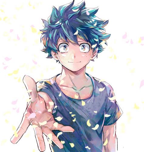 Izuku Holding His Hand Out R Bokunoheroacademia