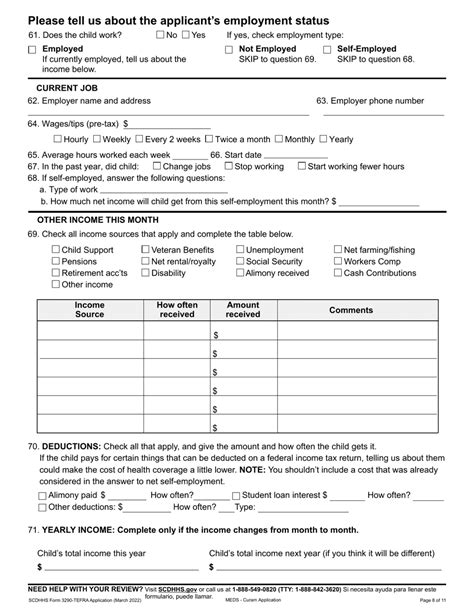 Dhhs Form 3290 Fill Out Sign Online And Download Fillable Pdf South Carolina Templateroller