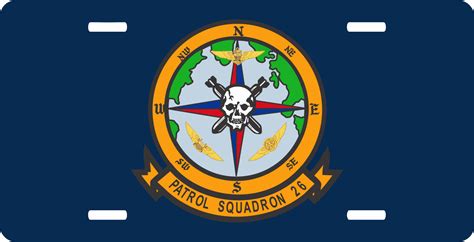 Us Navy Patrol Squadron 26 License Plate