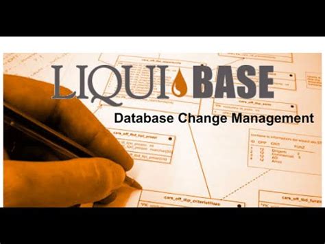 Liquibase Database Change Management System Db Version Tool