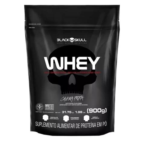 Refil Whey Protein Black Skull Sabor Chocolate G