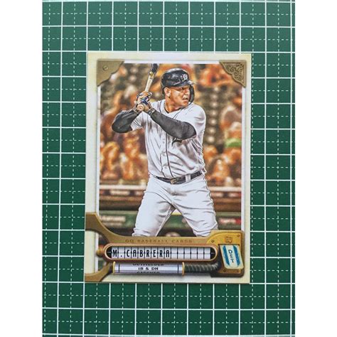 TOPPS MLB 2022 GYPSY QUEEN 151 MIGUEL CABRERA DETROIT TIGERS ベースカード