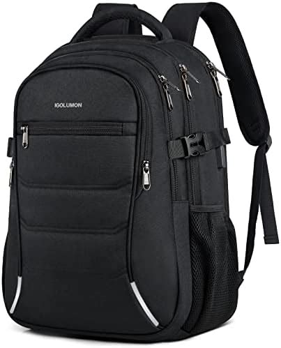 IGOLUMON Laptop Backpack 15 6 Inch Travel Backpack Waterproof Computer