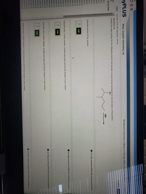 Solved S CO EyPLUS Klein Organic Chemistry 3e Chegg