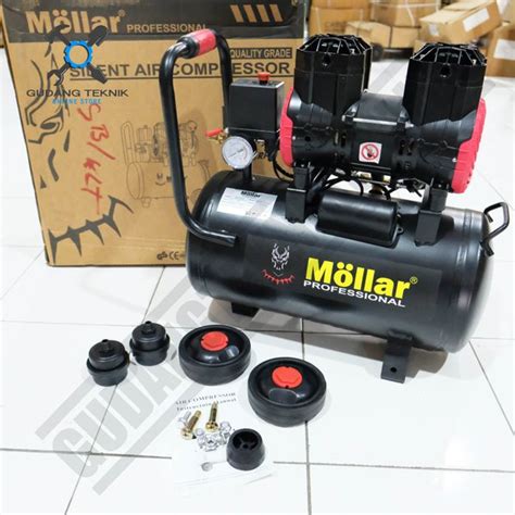 Jual Mollar MLR AC1525BPR Mesin Kompresor Compressor Angin 25L Silent