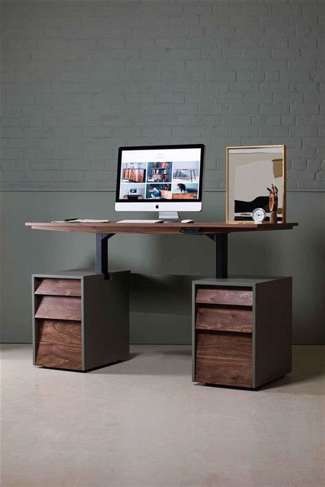 Croft Sit Stand Desk A Seamless Combination Of Tradition And Modernity