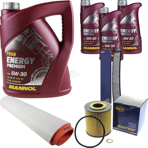 Lwechsel Set L Mannol Energy Premium W Motor L Sct Filter Kit