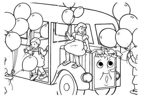 Bertie The Bus Coloring Pages Coloring Pages