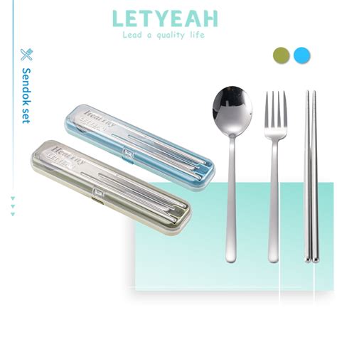 Jual Letyeah Alat Makan Set Stainless Steel Sendok Garpu Pcs Set