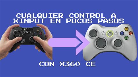 Tutorial X360ce Usar Controles Ya Instalados Como Xinput Youtube