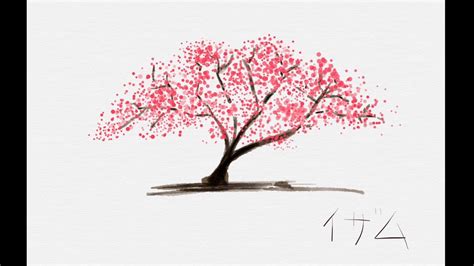 Japanese Cherry Blossom Tree Sketch ~ Sakura Blooming 3d Screensaver ...