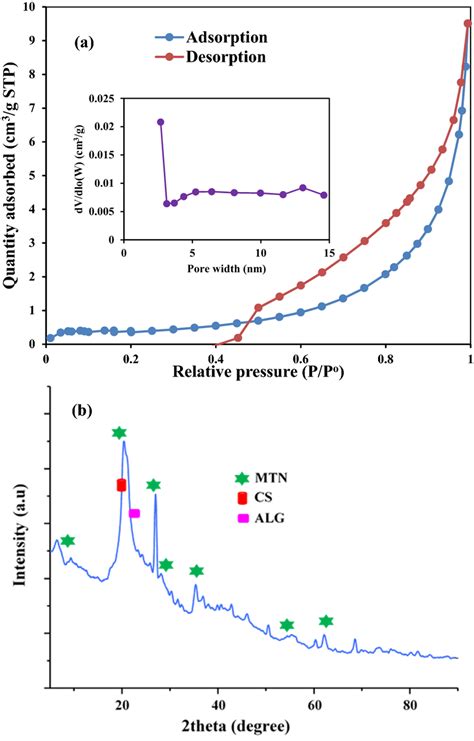 A Pore Size Distribution Inserted And N2 Adsorption Desorption