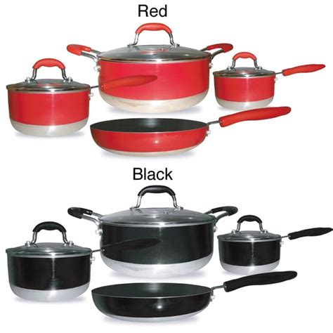 Gourmet Chef Induction Ready 7-piece Non-stick Cookware Set | Induction Cookware Walmart