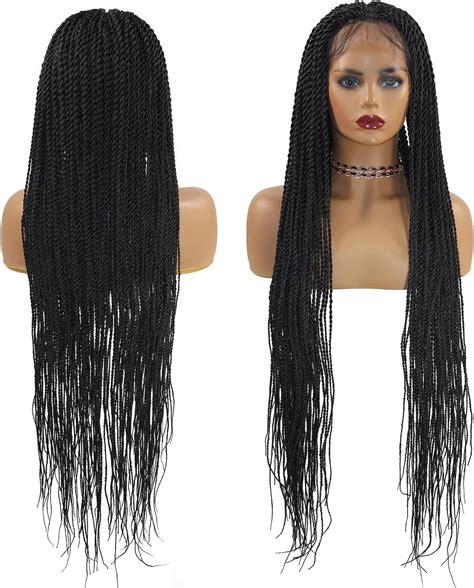 Amazon Miz Barn Full Lace Front Knotless Braided Wig Inch