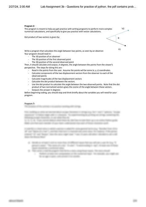 Solution Lab Assignment B Questions For Practice Of Python Contains