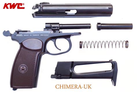 Kwc Makarov Pm59 177 Co2 Bb Blowback Air Pistol