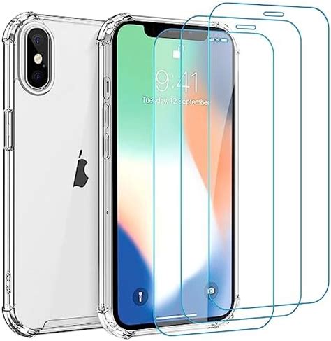 Jetech Coque Pour Iphone Xs Et Iphone X Anti Jaunissement Tui De