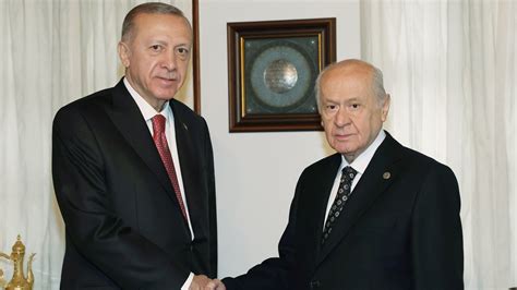 Devlet Bahçeli Cumhurbaşkanı Erdoğan ı konutunda ağırladı