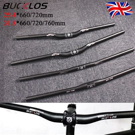 BUCKLOS 31 8 25 4 660 720 760mm Bicycle Handlebar Carbon BMX MTB Flat