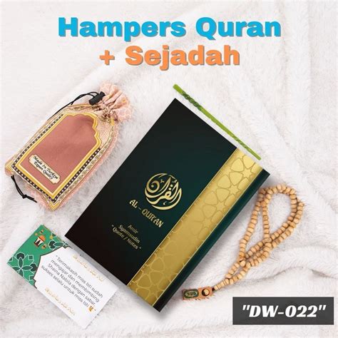 Jual Paket Sajadah Alquran Tasbih Custom Nama Kado Ulang Tahun Al Quran