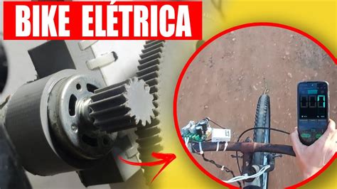 Bicicleta ElÉtrica Caseira Com Motor De Parafusadeira Bike ElÉtrica 4