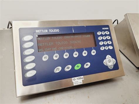 Mettler Toledo IND690 PUA579 Checkweigher Lab Platform Scales PUA579