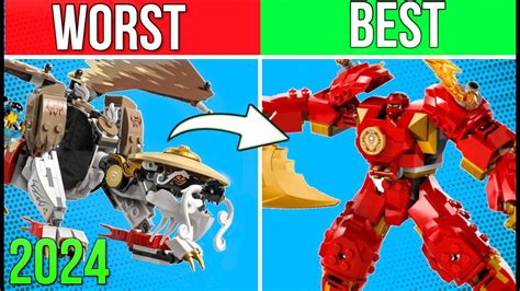 Ranking The Lego Ninjago 2024 Sets Worst To Best Youtube