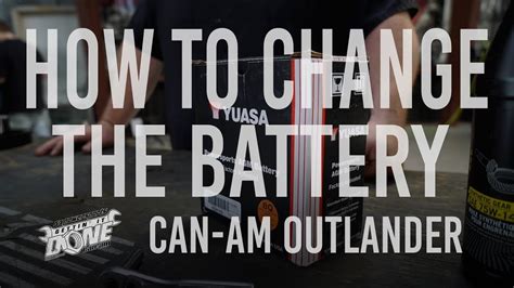 How To Change The Battery On Your Can Am Outlander Gettin It Done