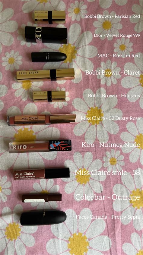 Lipstick swatches on brown skin from my collection 🤎 : r ...