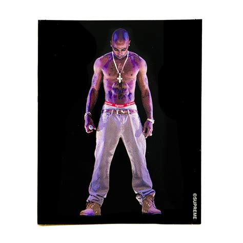 Supreme Tupac Hologram Stickers 2020 Supreme Stickers