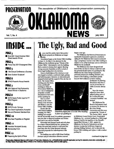 Preservation Oklahoma News — Preservation Oklahoma, Inc.