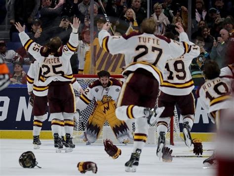 College Mens Hockey Minnesota Duluth Wins Second Straight Title Mpr