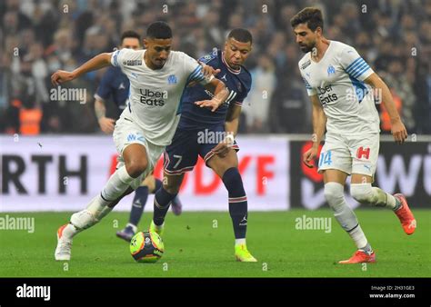 Marsiglia Francia 24 Ottobre 2021 Kylian Mbappe Di Parigi Saint