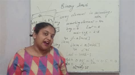 Program On BINARY SEARCH And Its Explanation ICSE CLASS 10 YouTube