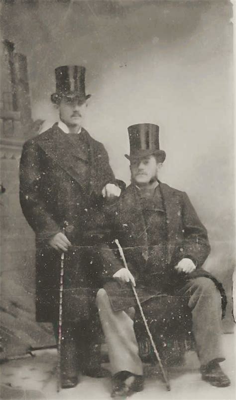 tintype vintage studs vintage men