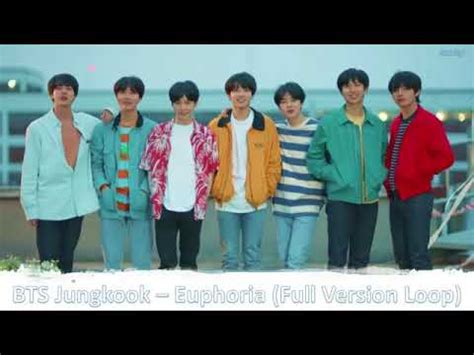 BTS Jungkook 정국 Euphoria FULL VERSION 1 Hour Loop YouTube