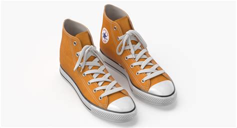 Basketball Shoes Orange 3D - TurboSquid 1785518