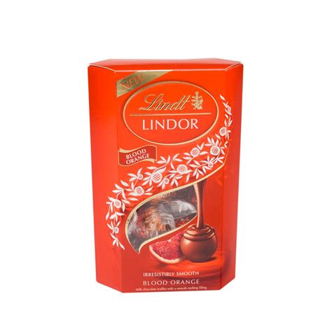 Lindt Lindor Blood Orange Chocolate Assortment 200g Chocolate Treats