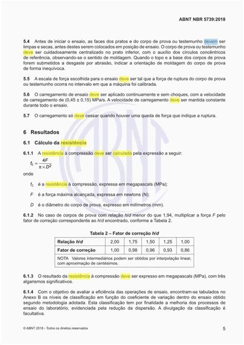 Target Normas Como Deve Ser Calculada A Resist Ncia Compress O