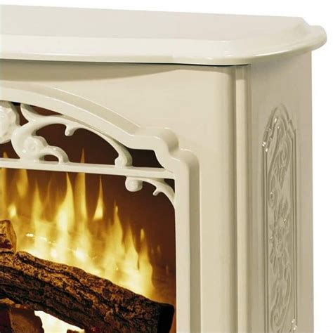 Bowery Hill Stoves Celeste Electric Fireplace Stove Heater In Cream