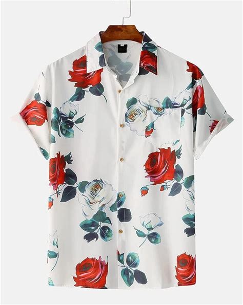 Camicia Hawaiian Stampa 3D Festa Estiva Colorata Uomo Donna Unisex