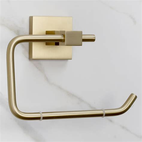 Bristan Brushed Brass Toilet Roll Holder