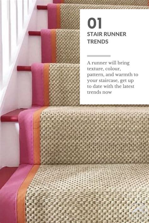 Colorful Stair Runner for Stylish Entryway