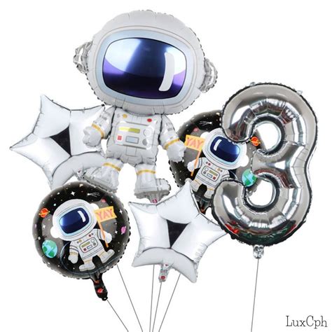 Astronaut Tal Folie Ballon S T Ballon Buket Med K Mpe Tal Ballon