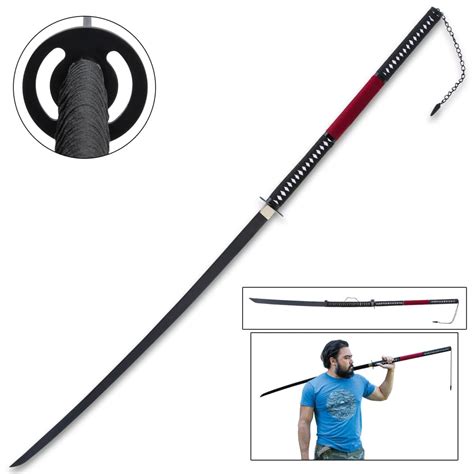 Forged Emperor Odachi Sword And Scabbard Carbon Steel Blade Cord