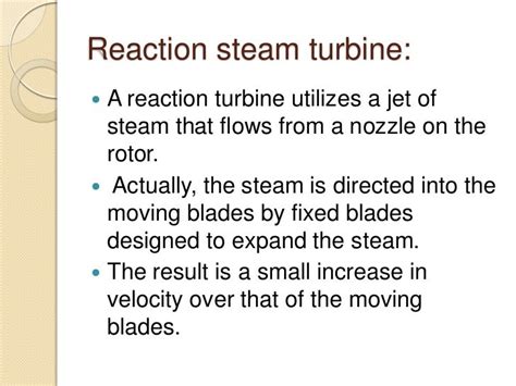 Steam Turbine Working Principle